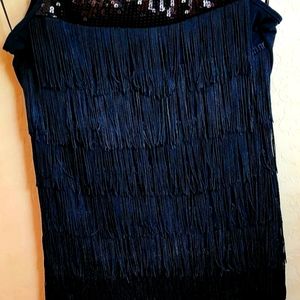 Fringe "Flapper" Speghetti Strap top